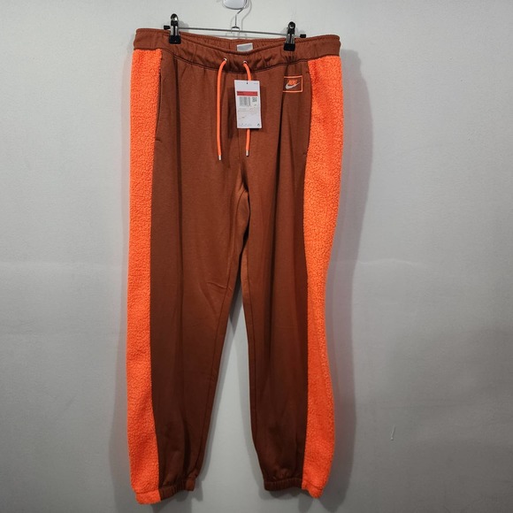Nike Women's Sportswear Icon Clash Fleece Jogger Orange NEW DD5065-825 Size L - Picture 8 of 15